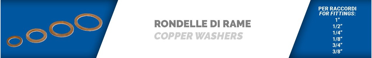 Copper washer for 1" fittings